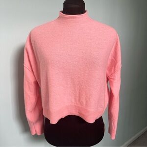 Anthropologie Pilcro Pink Turtleneck Sweater